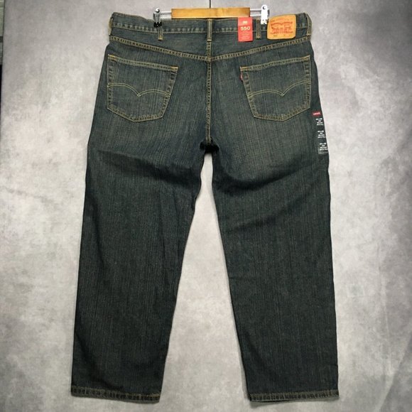 Levis Mens 550 Relaxed Fit Blue Jeans size 44x29 Tapered Leg Denim NEW w Tags - Picture 4 of 16
